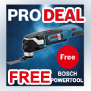 Bosch Professional GTS18V-216 18v BiTurbo Portable Table Saw 216mm - Bare Unit