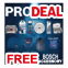 Bosch EXPERT 6 Piece Self Cut Speed Flat Wood Drill Bit Hex Shank 13 - 25mm Bits