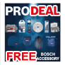 Bosch 5 Piece HEX-9 Multi Purpose Construction Drill Bit Set - Masonry Tile Wood