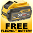 Dewalt DCS520T2-KR-VAC 54v XR FLEXVOLT Plunge Saw - 2x6.0ah + 2 Guide Rails ++