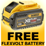 Dewalt DCS520T2 54v XR FLEXVOLT Cordless Plunge Saw + 2 Guide Rails + Pair Clamps
